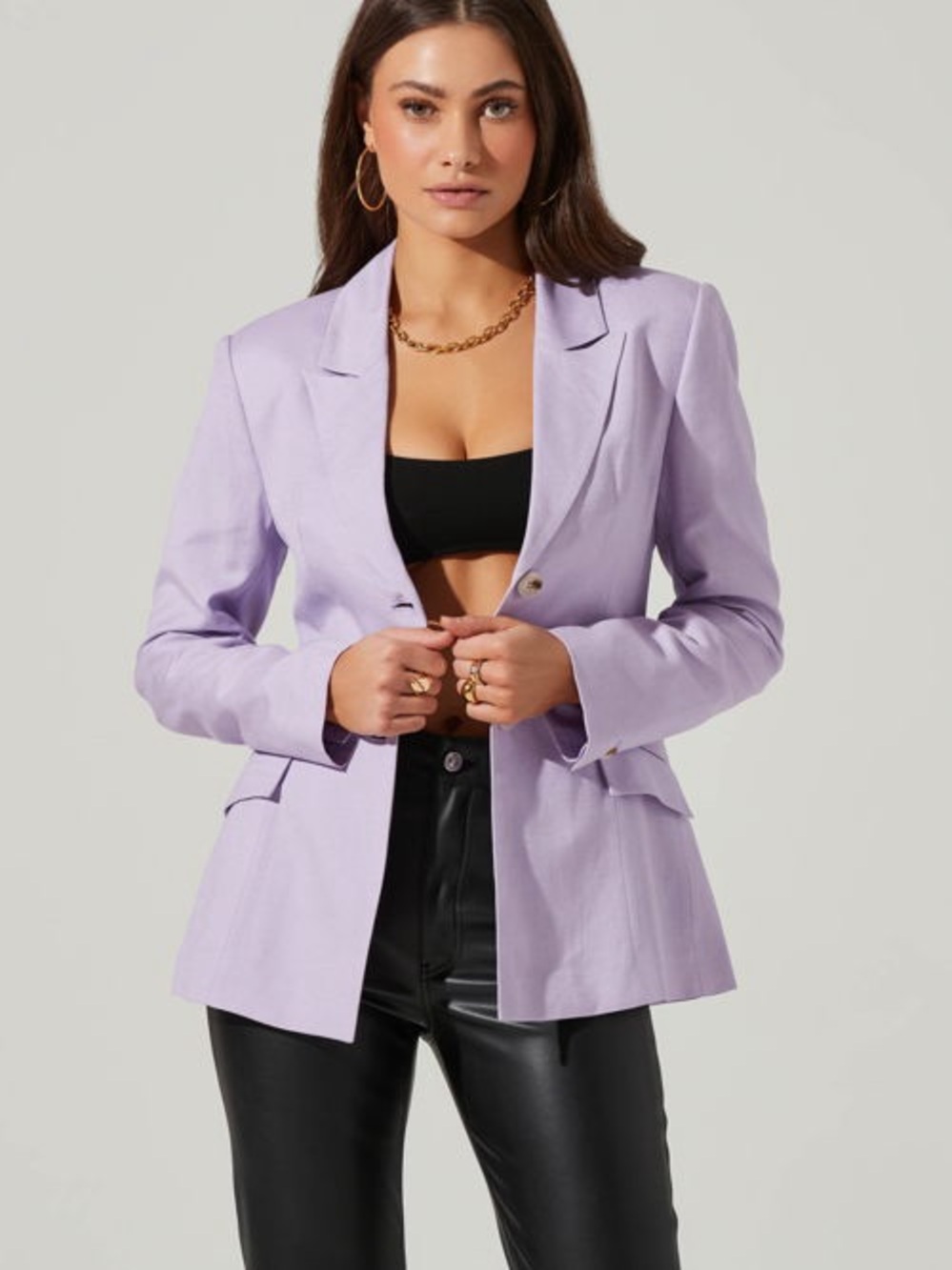NWT ASTR Lilac Blazer